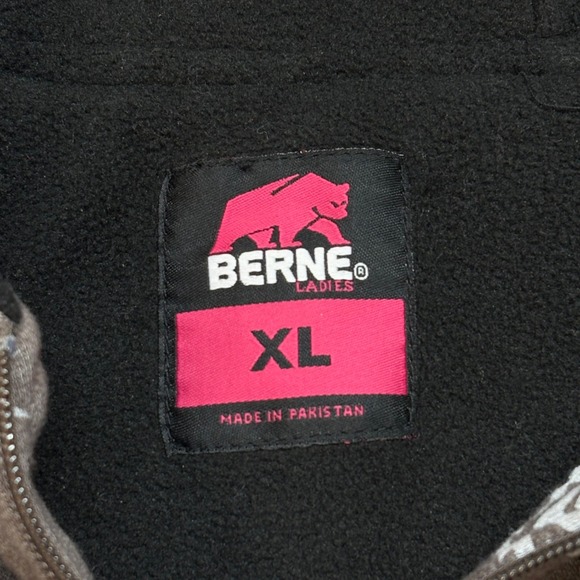 Berne Men's Heritage Thermal-Lined Full-Zip Hooded Sweatshirt XL - Picture 3 of 9